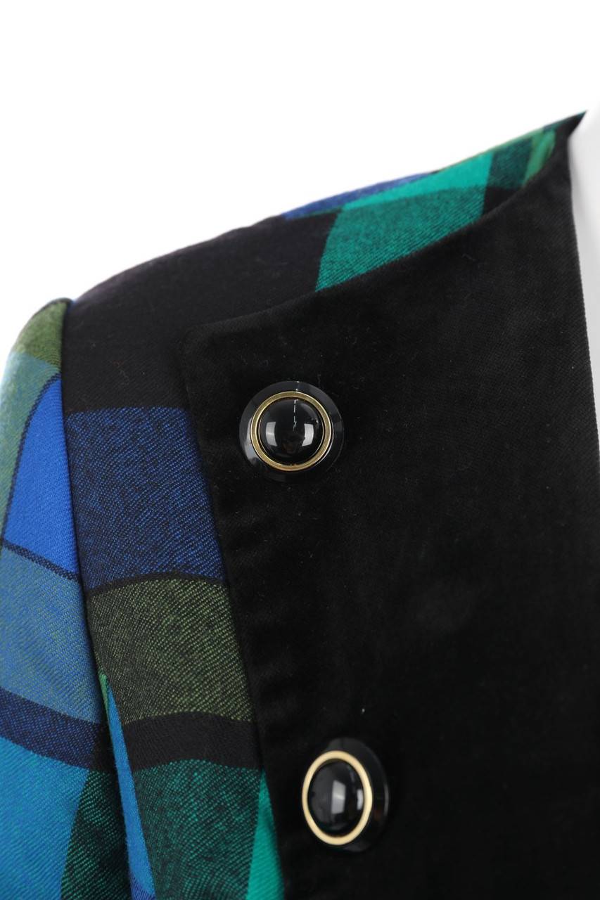 Carou GERRY WEBER Vintage-Blazer Aus Schurwolle Mit Karo-Muster