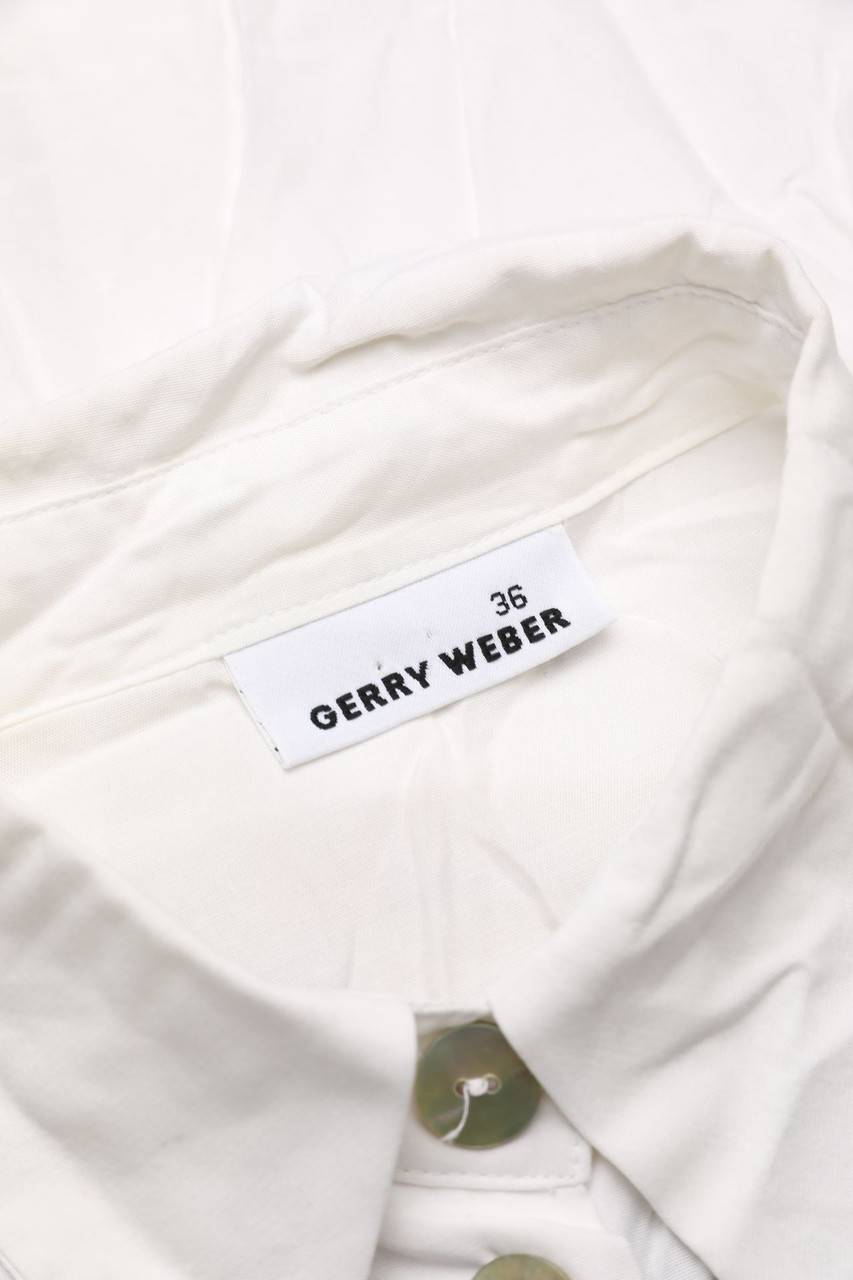 Carou GERRY WEBER Vintage-Hemd-Bluse Mit Kurzem Ärmel