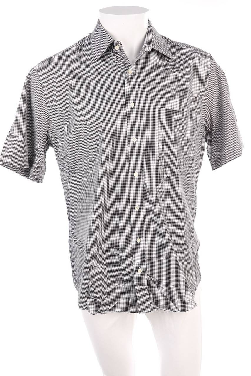 Carou GILBERTO CLASSIC Kurzarm-Hemd mit Karo-Muster