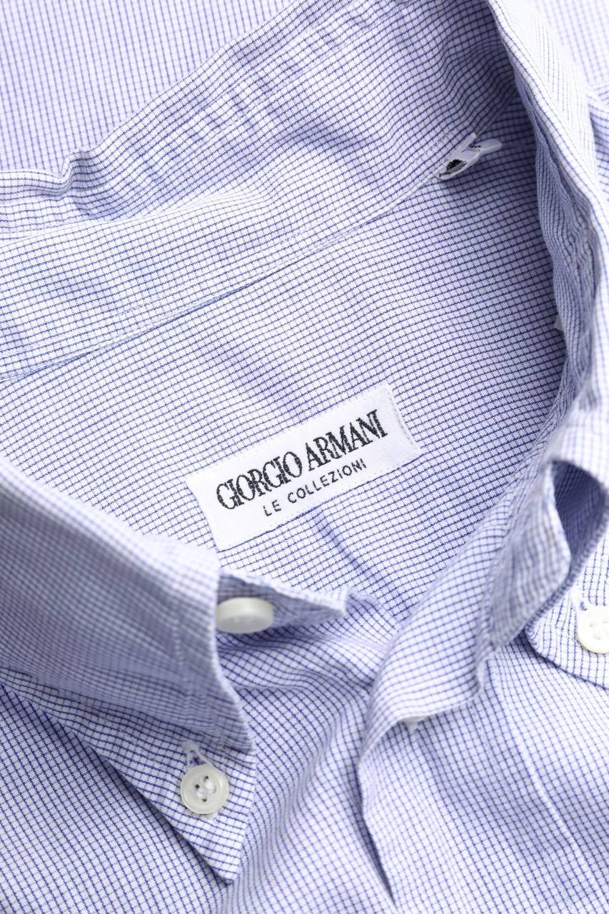 Carou GIORGIO ARMANI LE COLLEZIONI Kurzarm-Hemd Mit Karo-Muster