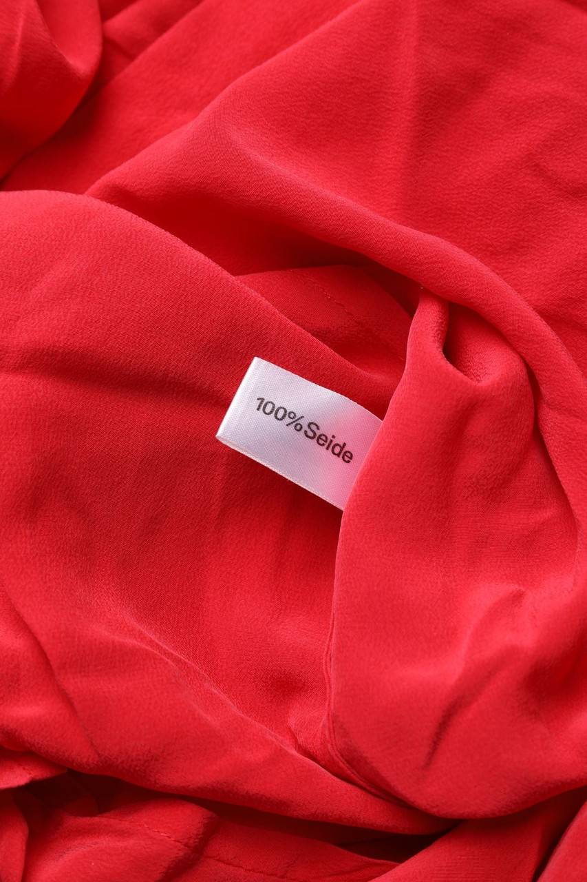 Carou GP Gira Puccino Hemd-Bluse Mit Kurzem Ärmel Aus Seide