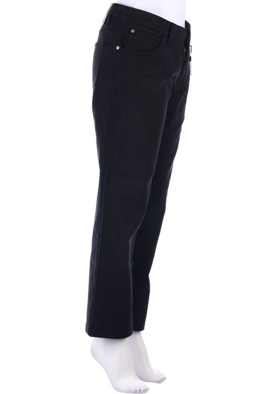 Carou GUCCI Vintage-Straight Cut Jeans Mit Logo-Patch