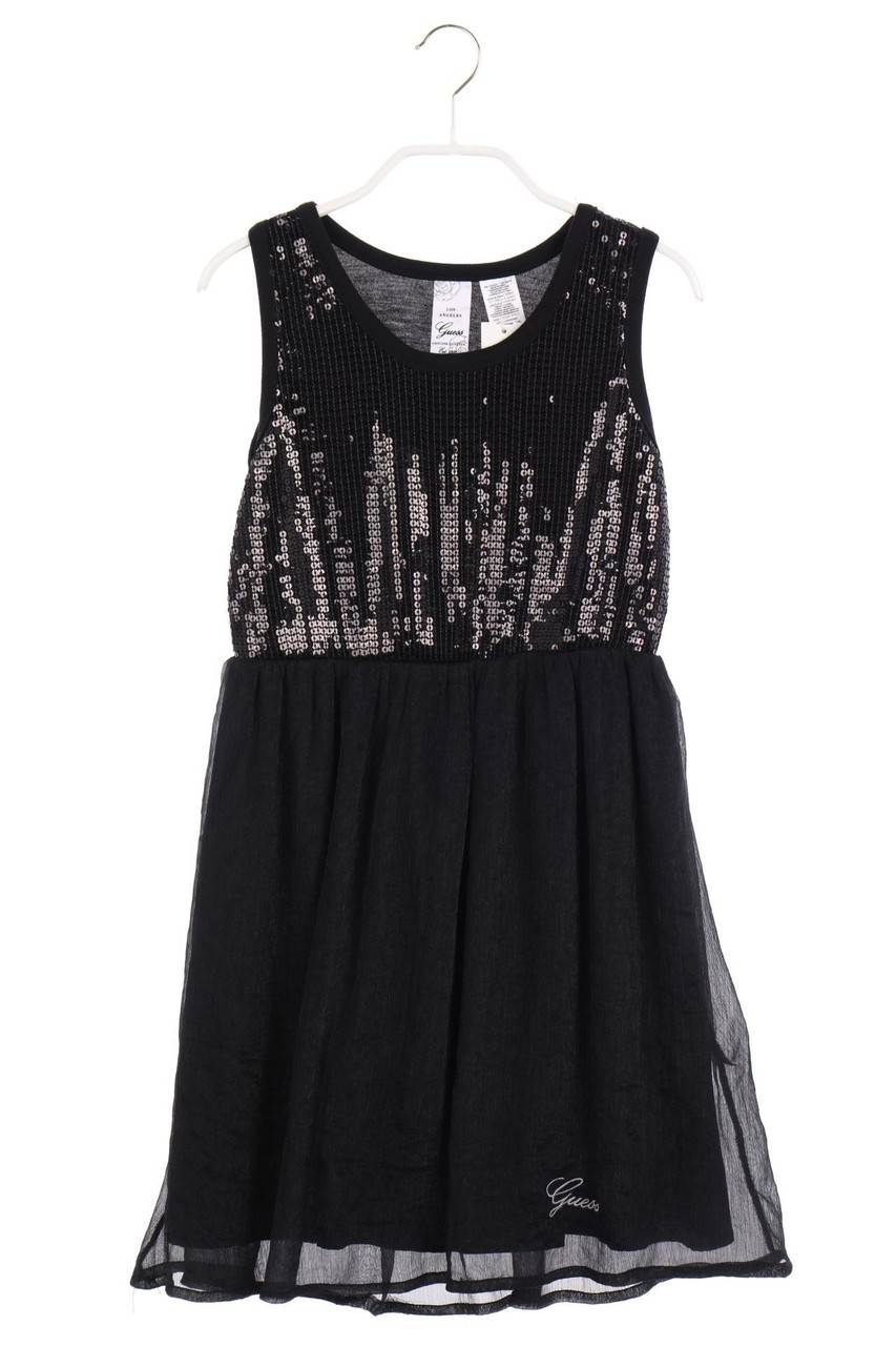 Carou GUESS Party-Kleid mit Pailletten mit Logo-Stickerei