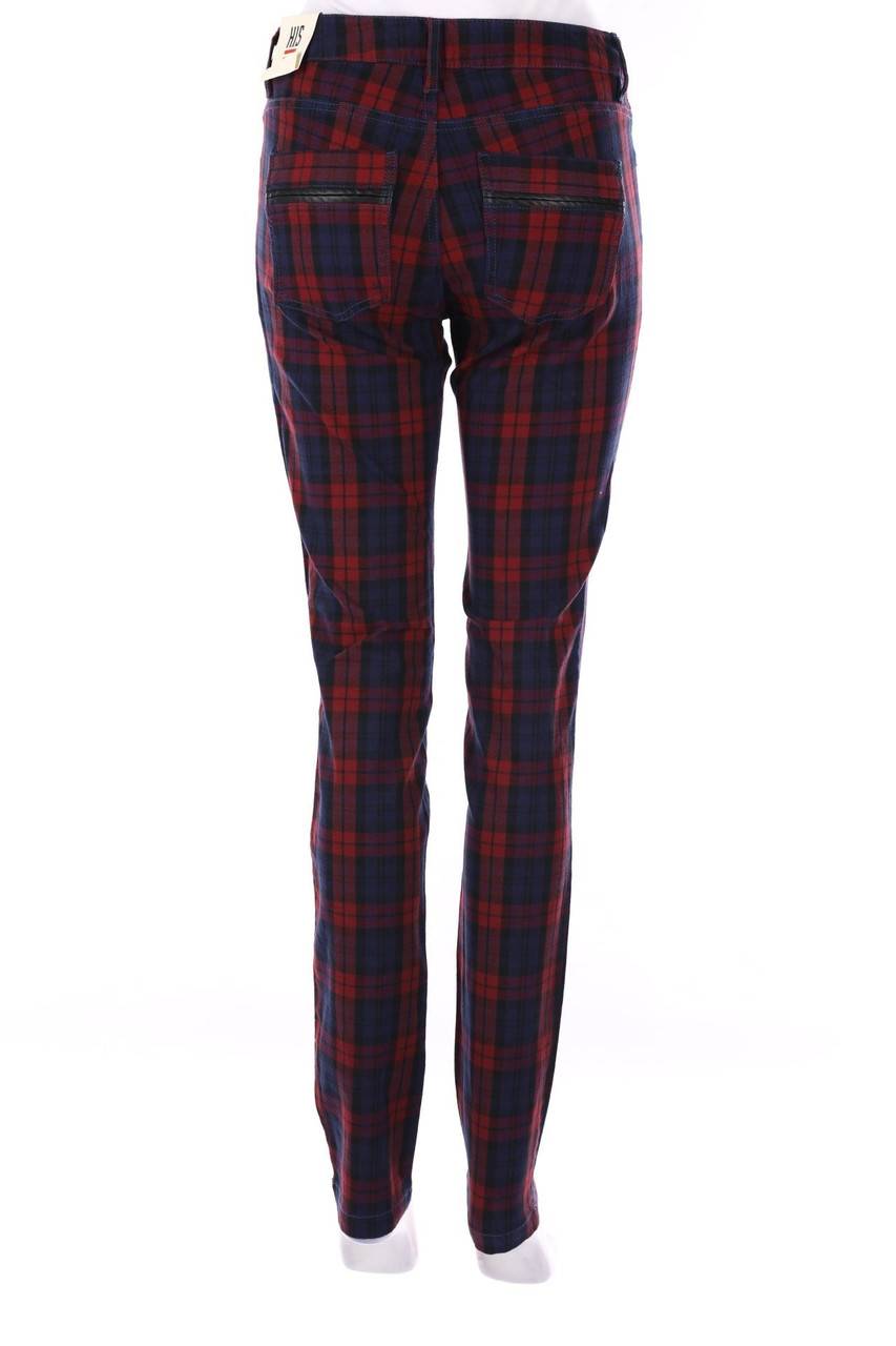 Carou H.I.S. High Waist-Skinny-Jeans Mit Karo-Muster