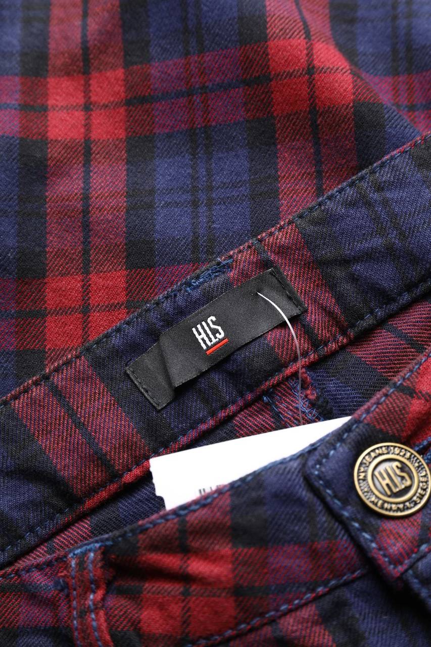 Carou H.I.S. High Waist-Skinny-Jeans Mit Karo-Muster