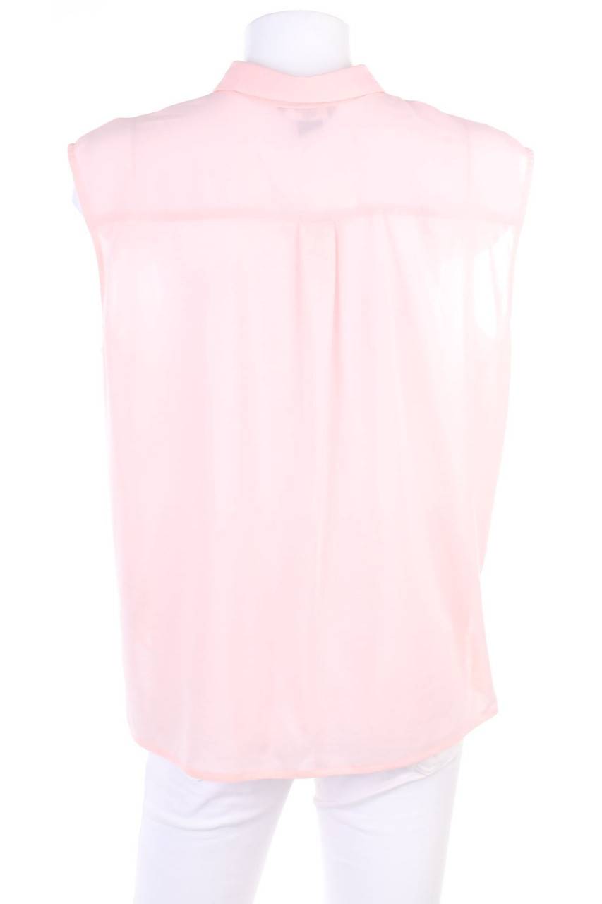 Carou H&M ärmellose Hemd-Bluse Mit Aufgesetzten Taschen