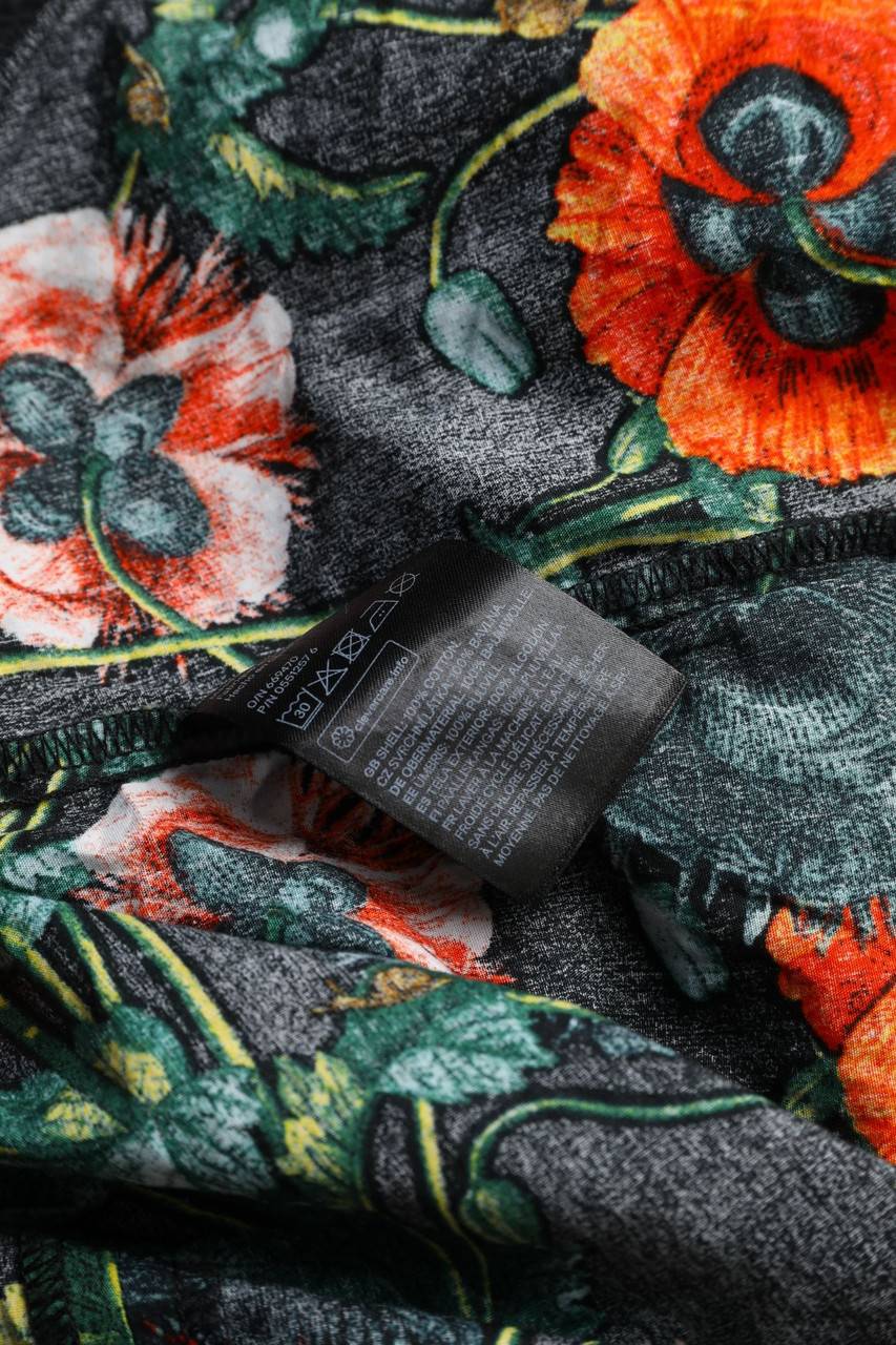 Carou H&M Bluse Mit 3/4-Ärmel Aus Baumwolle Mit Blumen-Print