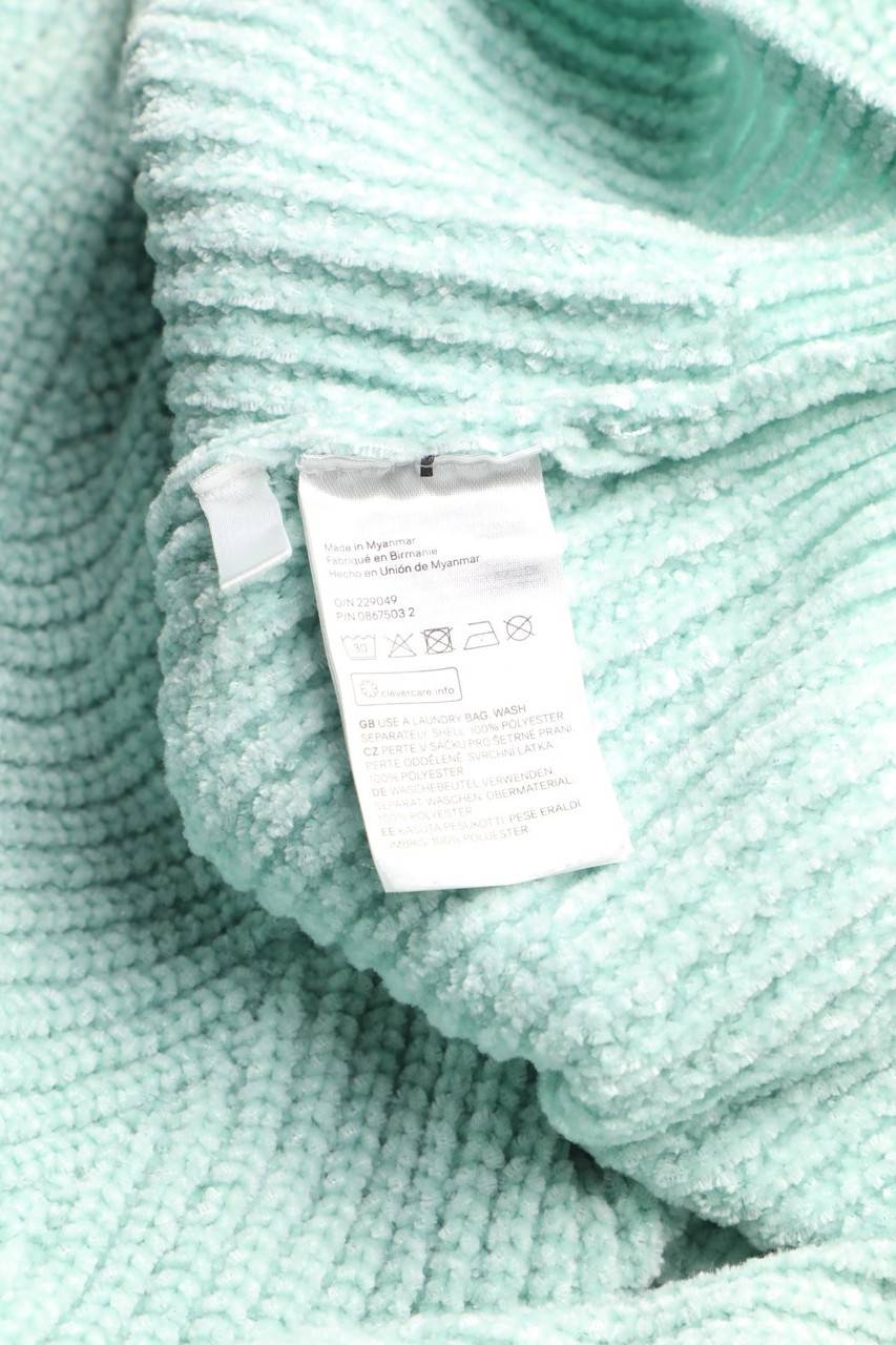 Carou H&M Cropped-Chenille-Pullover Mit überschnittener Schulter