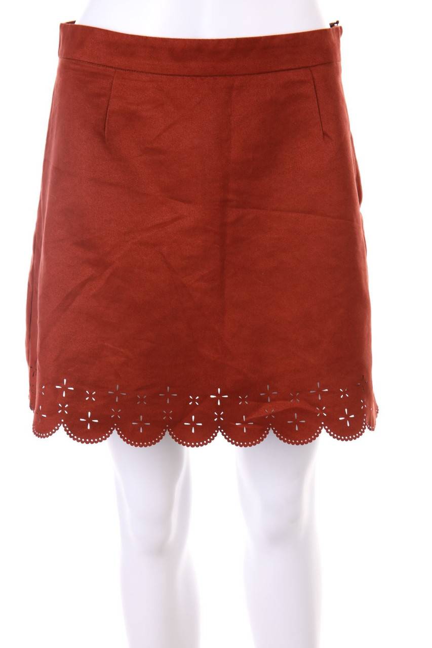 Carou H&M DIVIDED Faux Leather-Mini-Rock im 60s-Style