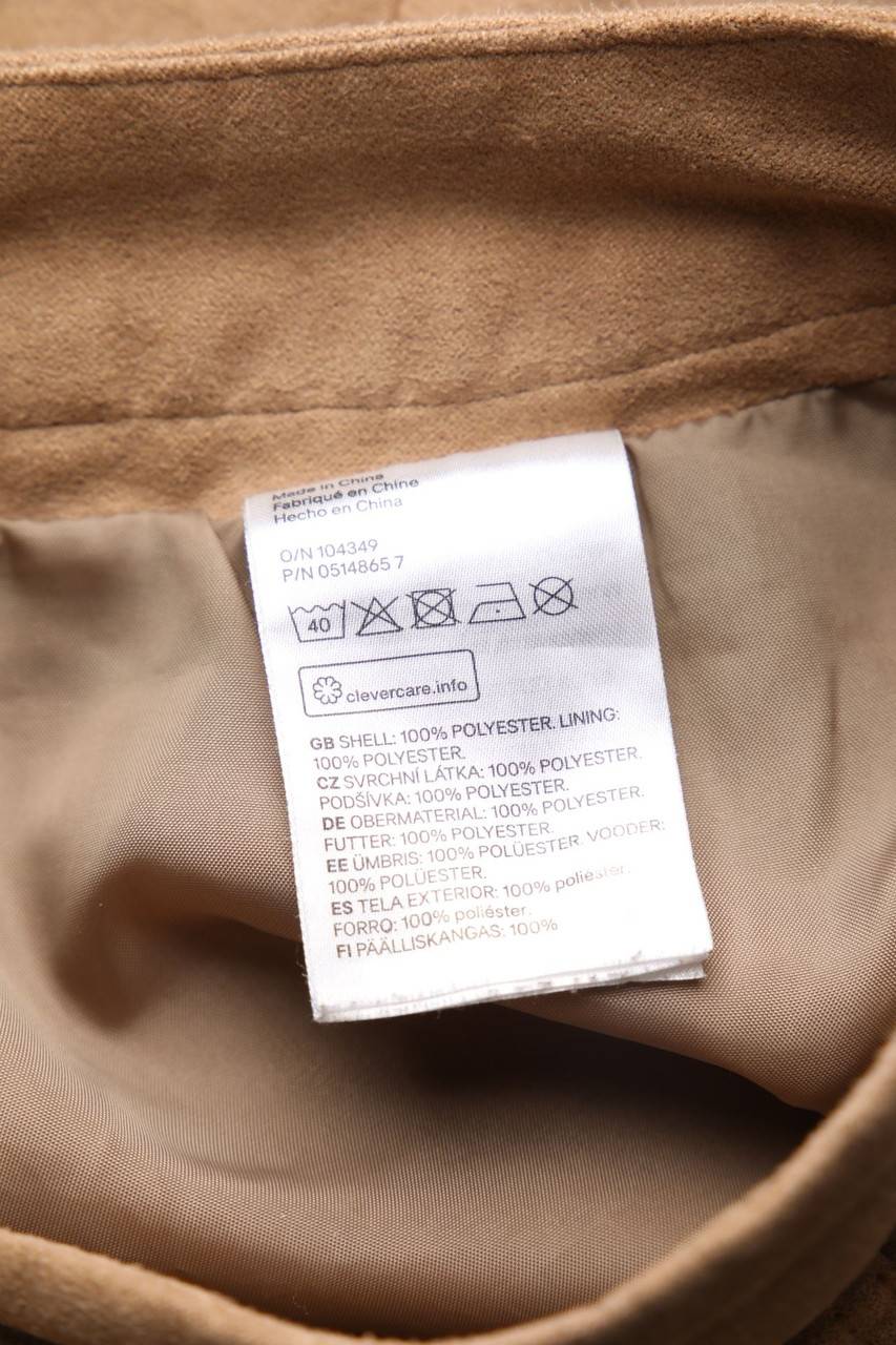 Carou H&M DIVIDED Faux Leather-Mini-Rock Im 70s-Style