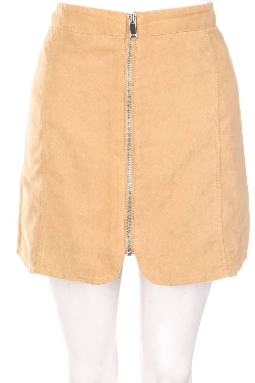 Carou H&M DIVIDED Faux Leather-Mini-Rock im 70s-Style