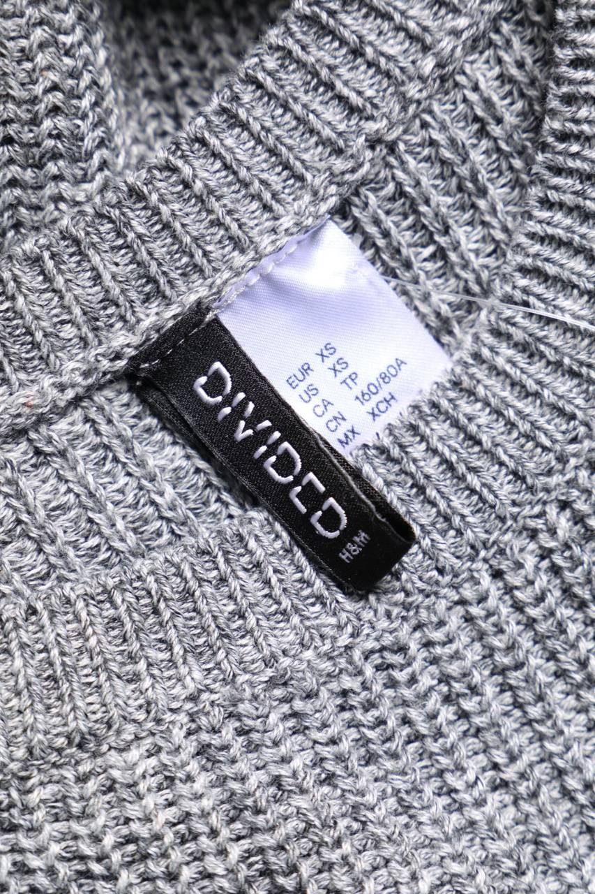 Carou H&M DIVIDED Oversize-Strick-Pullover Mit Reißverschluss