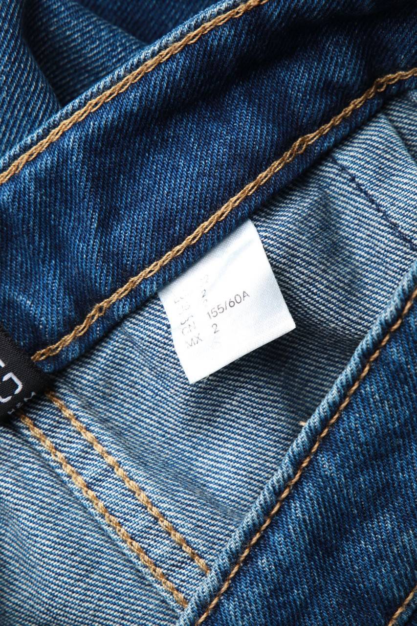 Carou H&M DIVIDED Used Look-Mini-Jeansrock In A-Linie