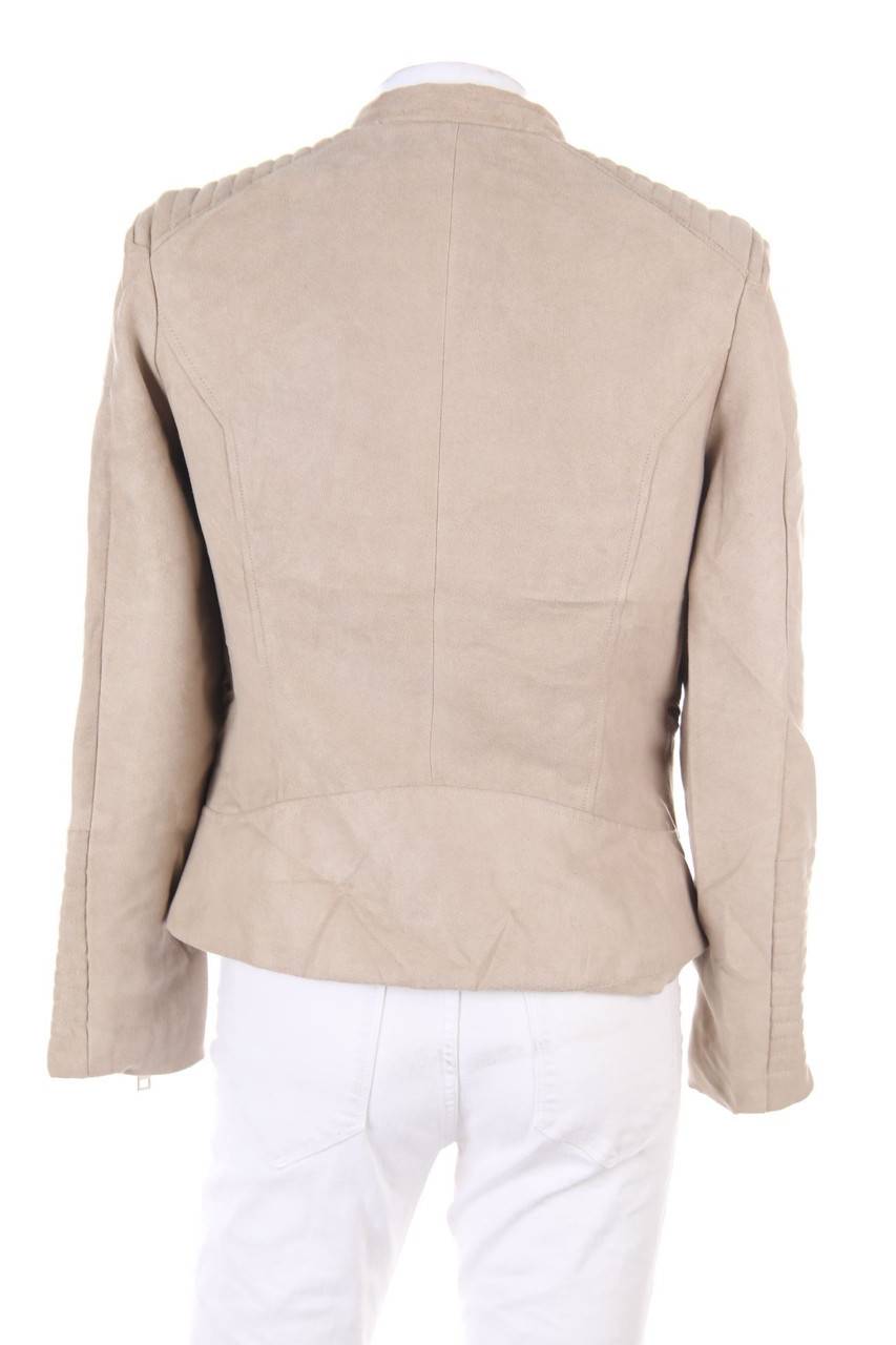 Carou H&M Kunstlederjacke Mit Asymmetrischem Schnitt