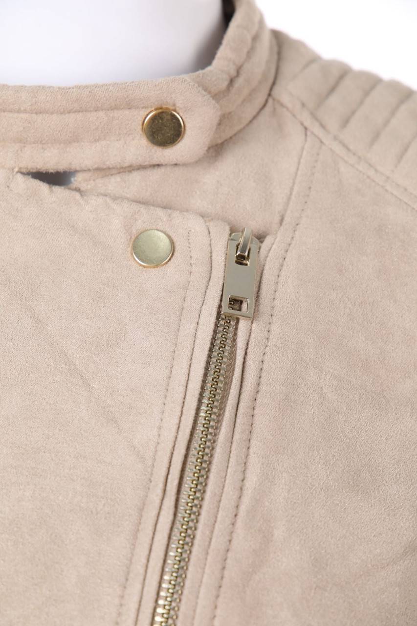 Carou H&M Kunstlederjacke Mit Asymmetrischem Schnitt