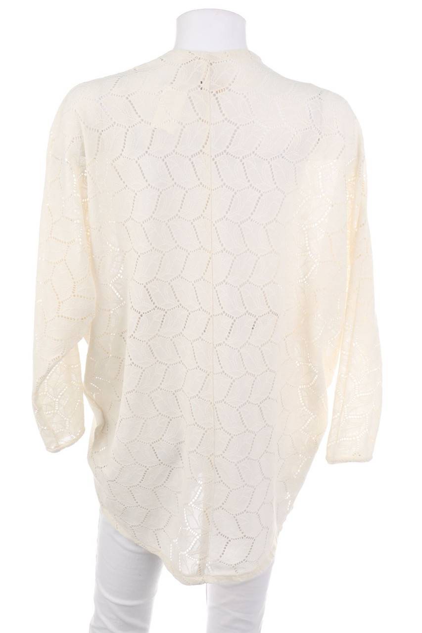 Carou H&M Oversize-Cardigan Aus Lochstrick Mit Muster