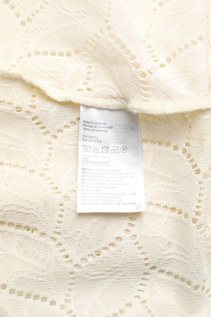 Carou H&M Oversize-Cardigan Aus Lochstrick Mit Muster