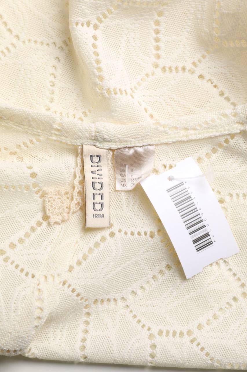 Carou H&M Oversize-Cardigan Aus Lochstrick Mit Muster