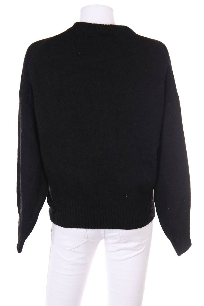 Carou H&M Strick-Pullover Mit Schmuckstein-Applikation