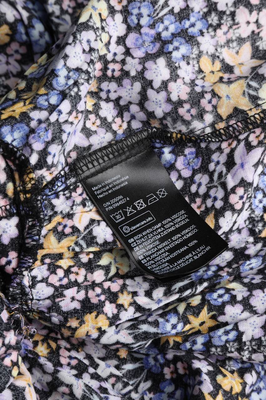 Carou H&M Träger-Top Aus Viskose Mit Floralem Muster