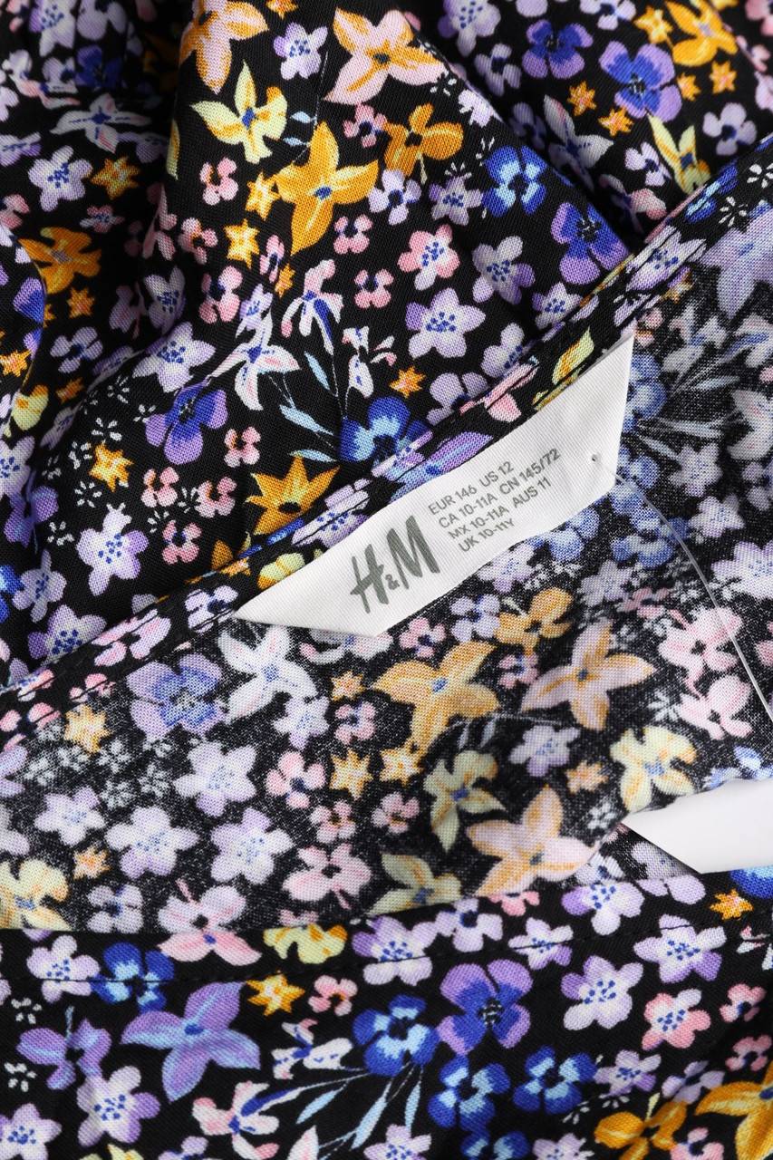 Carou H&M Träger-Top Aus Viskose Mit Floralem Muster