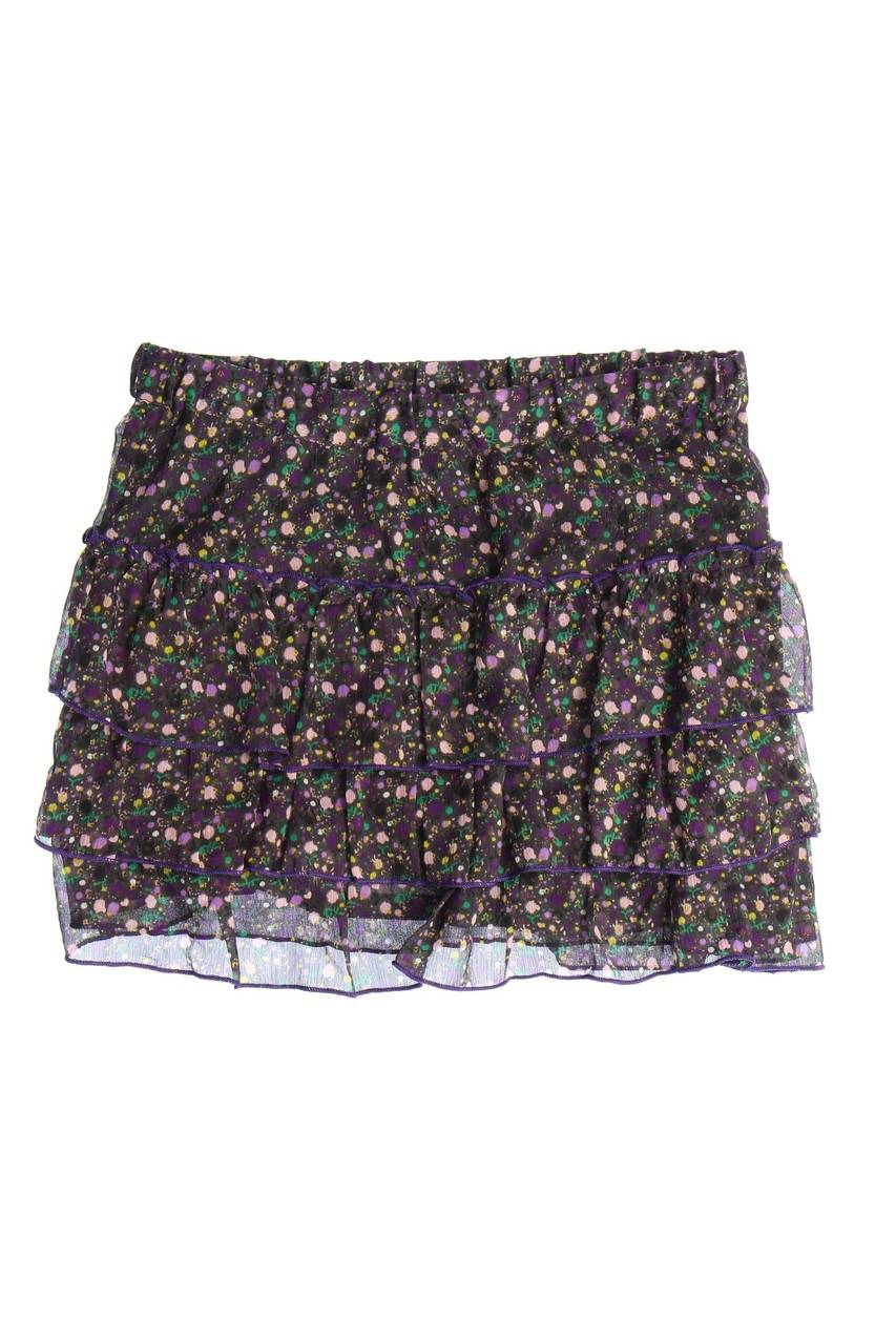 Carou H&M YOUNG Rock mit floralem Muster mit Volants