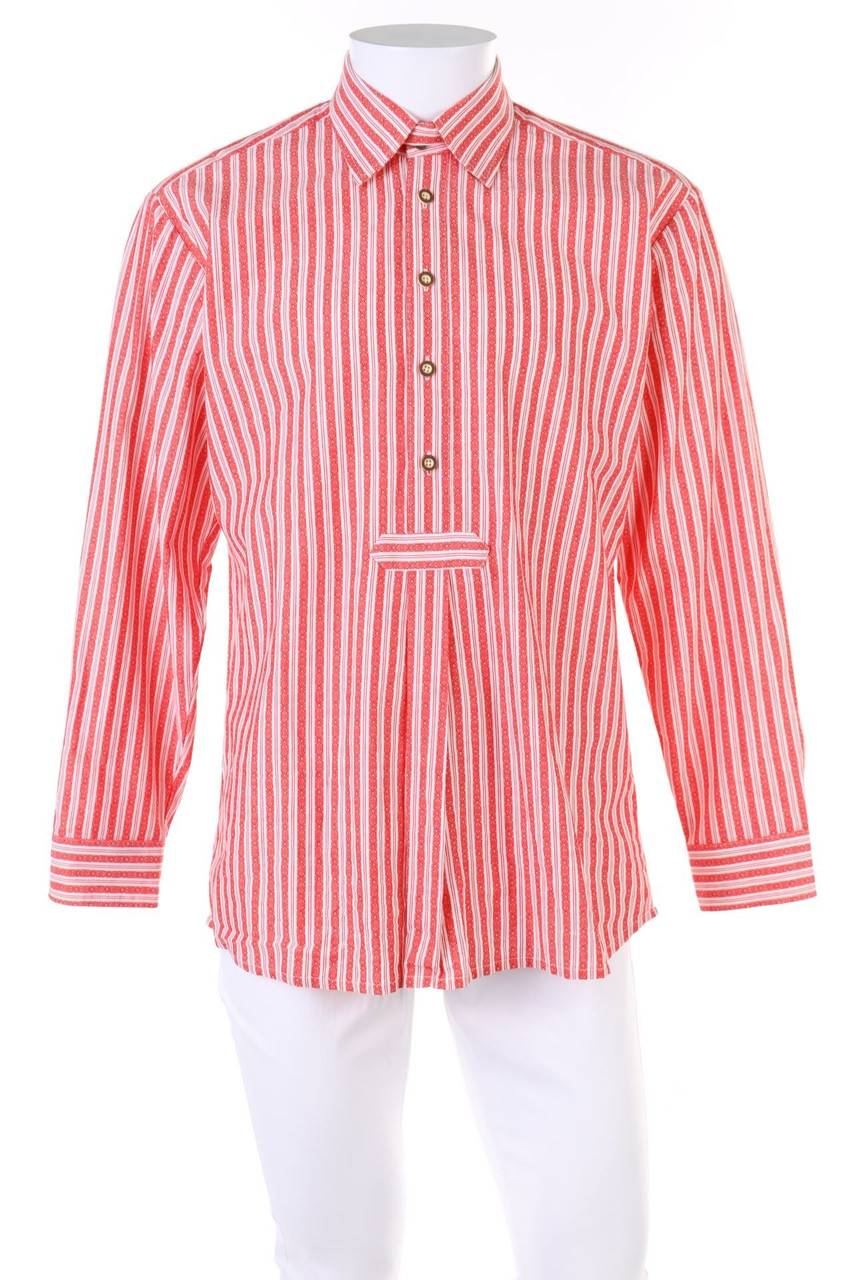 Carou HAMMERSCHMID Trachten-Print-Hemd aus Baumwolle