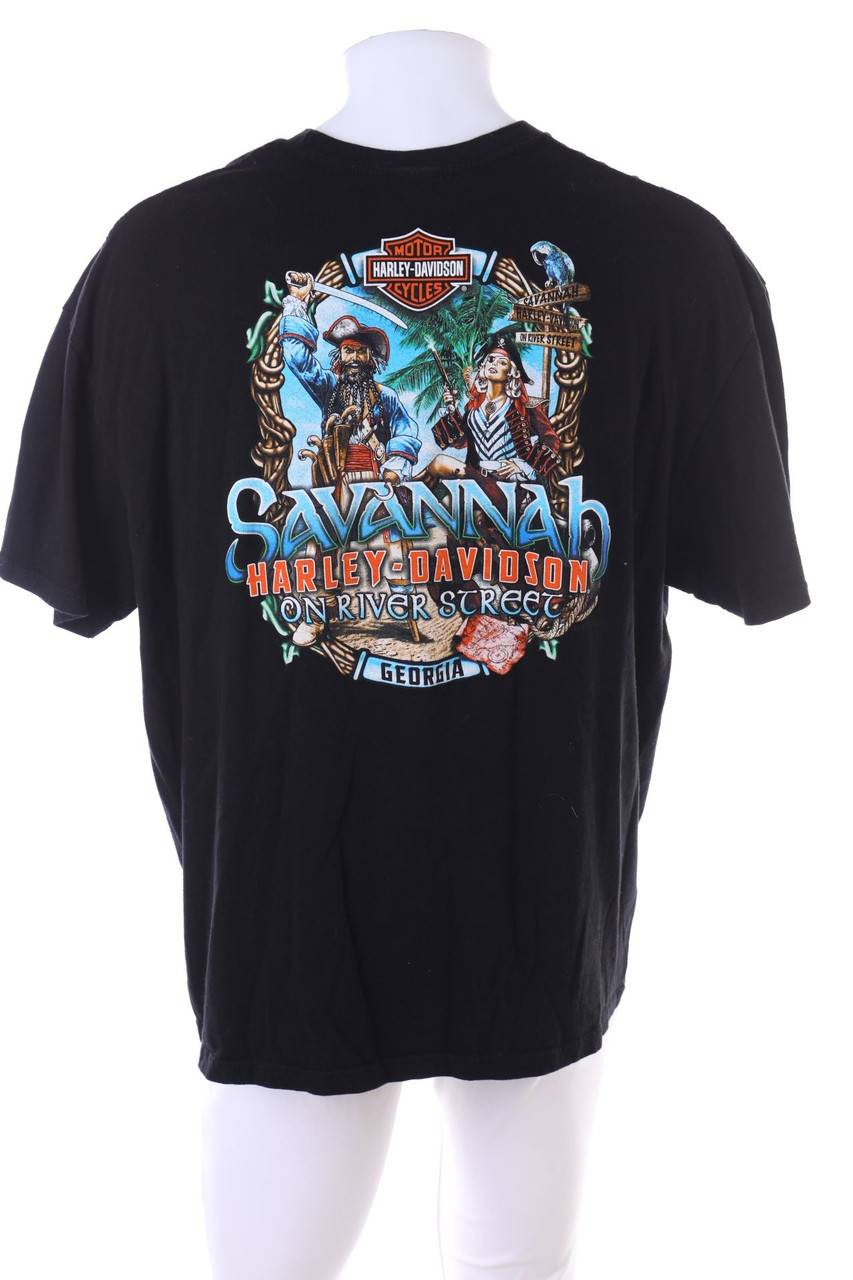 Carou HARLEY DAVIDSON T-Shirt mit Rundhals mit Logo-Print