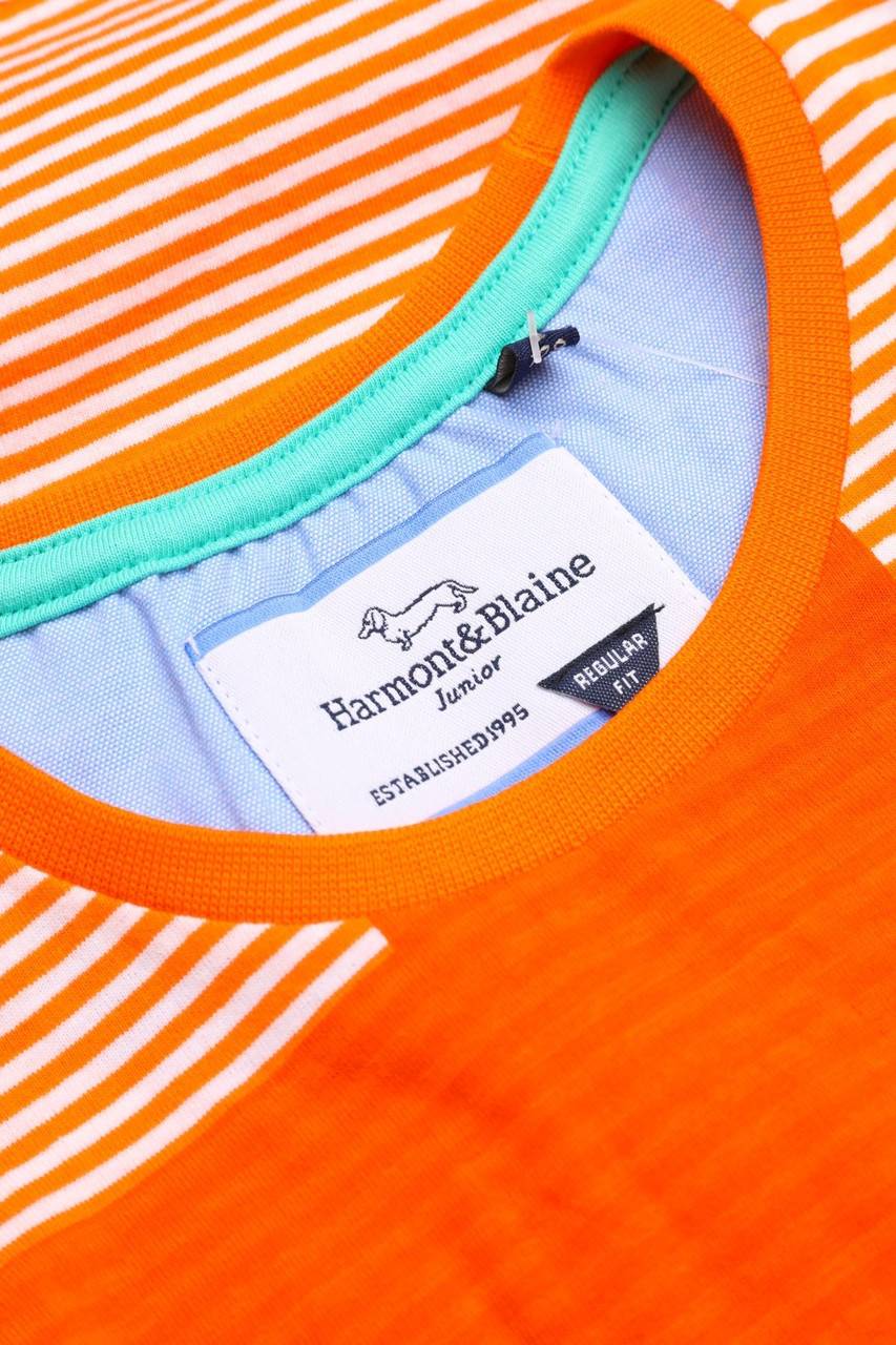Carou Harmont & Blaine Streifen-T-Shirt Mit Logo-Stickerei