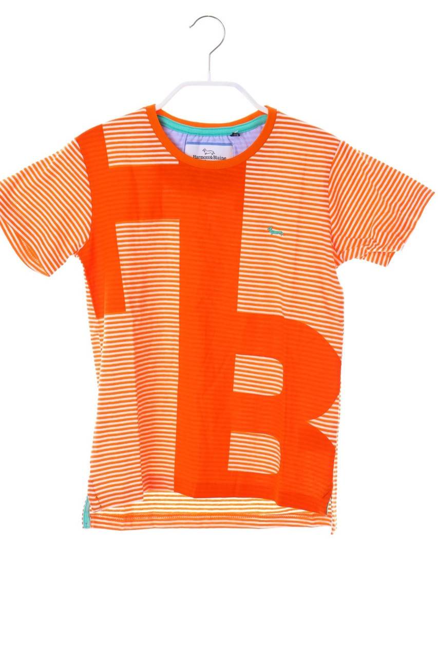Carou Harmont & Blaine Streifen-T-Shirt mit Logo-Stickerei