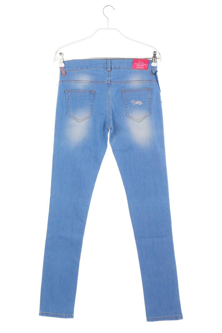 Carou Harmont & Blaine Used Look-Jeans Mit Strass-Logo