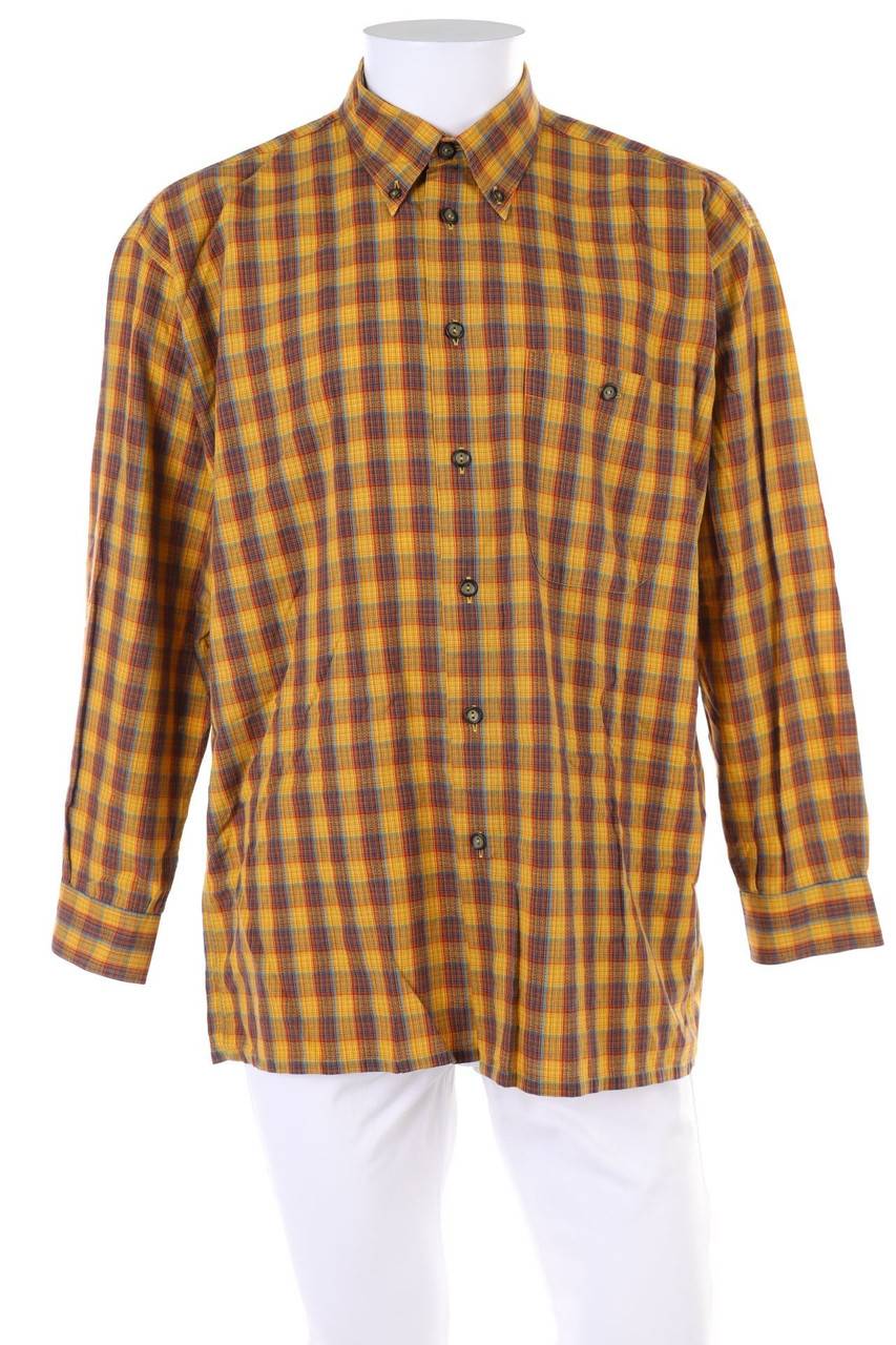 Carou HATICO performance kariertes Button-down-Hemd