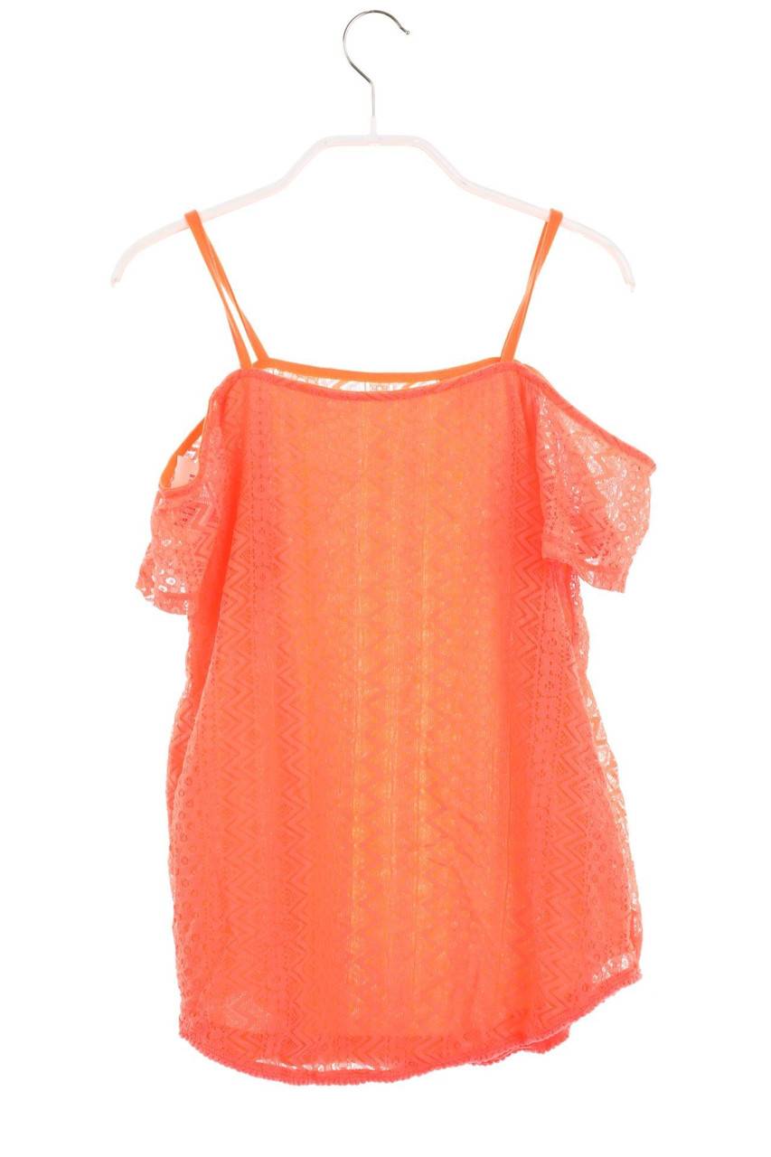 Carou Here+there C&A Cold-Shoulder-T-Shirt Aus Spitze