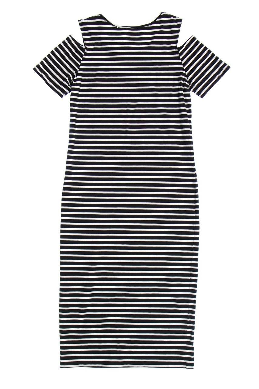 Carou Here+there C&A Kleid Mit Streifen Mit Cut-outs