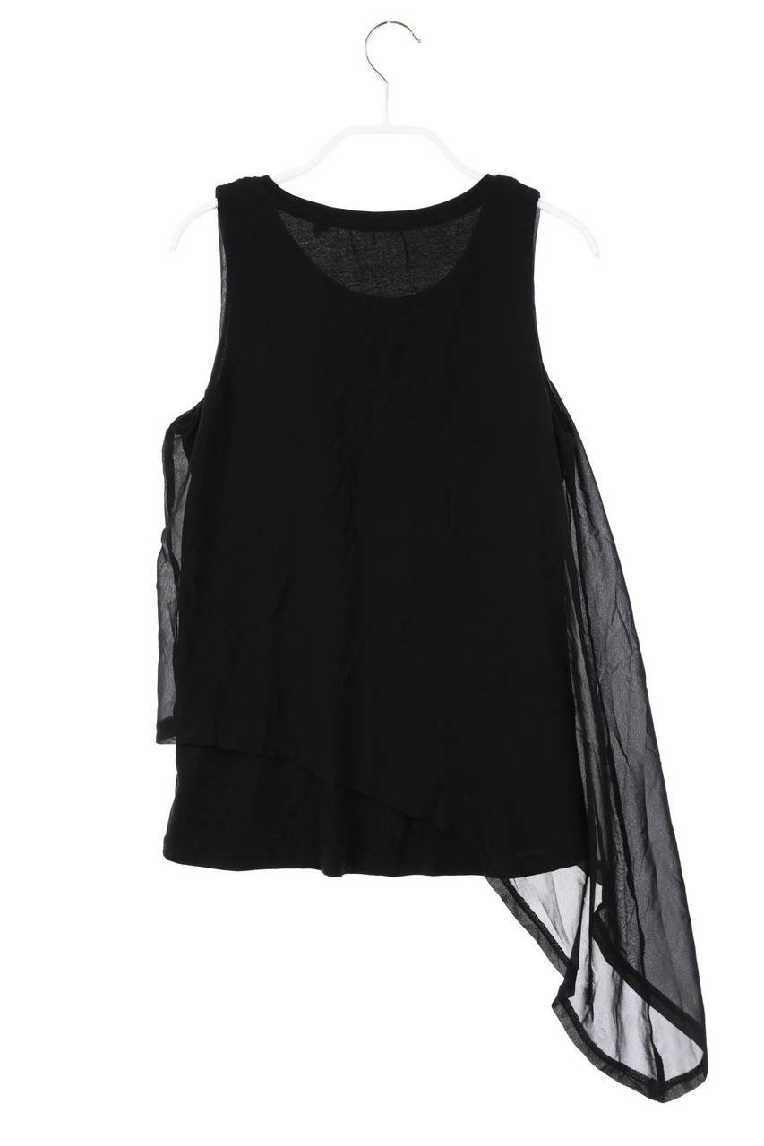 Carou Here+there C&A Top Im Layer Look Mit Statement-Print