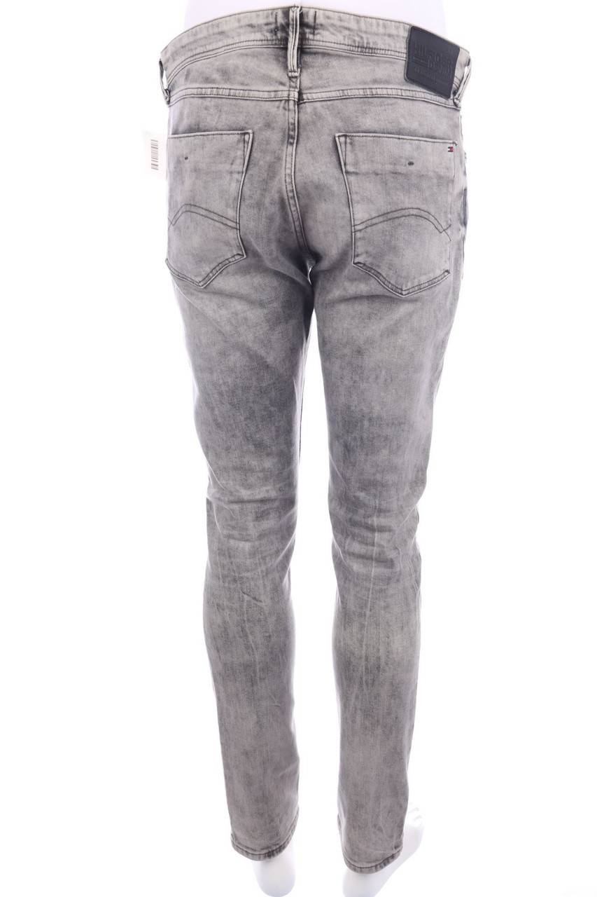 Carou Hilfiger Denim Moonwashed Skinny-Jeans Mit Logo-Patch
