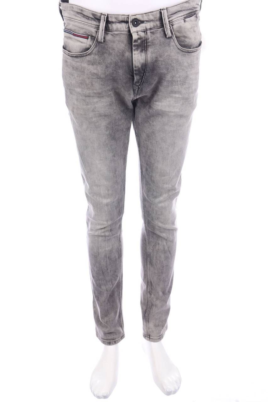 Carou Hilfiger Denim Moonwashed Skinny-Jeans mit Logo-Patch