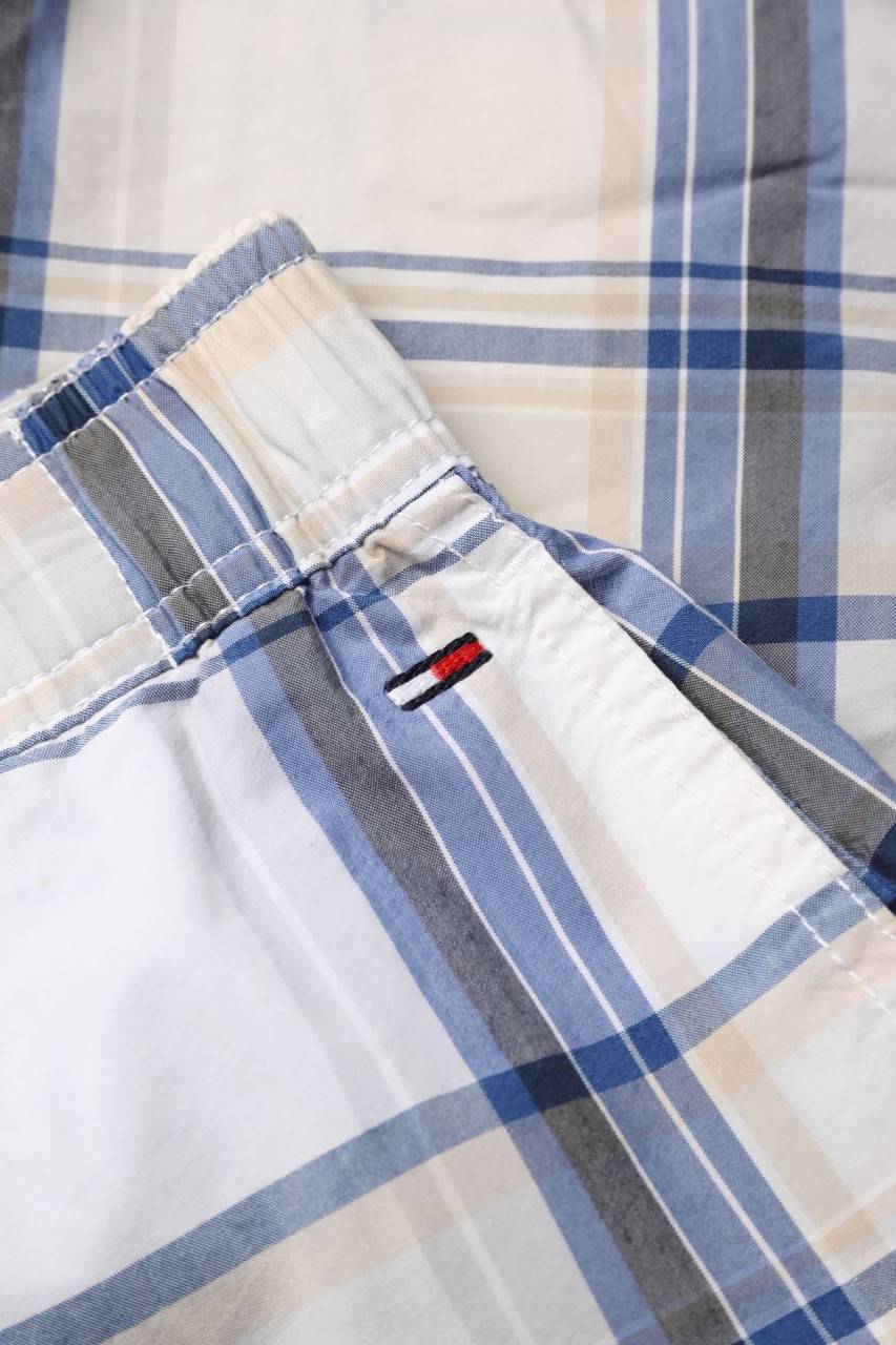 Carou Hilfiger Denim Schwimm-Shorts Mit Karo-Muster