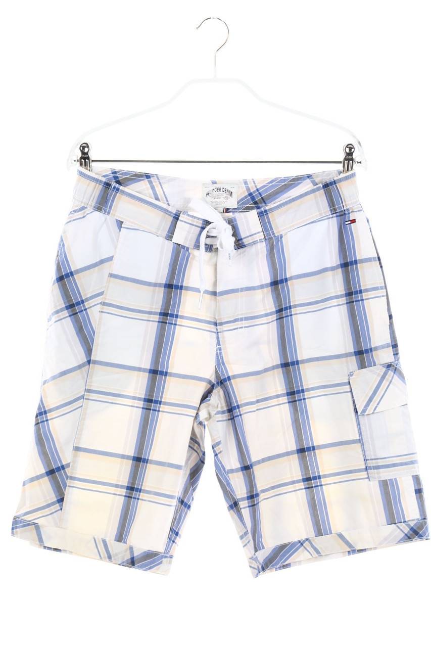 Carou Hilfiger Denim Schwimm-Shorts mit Karo-Muster