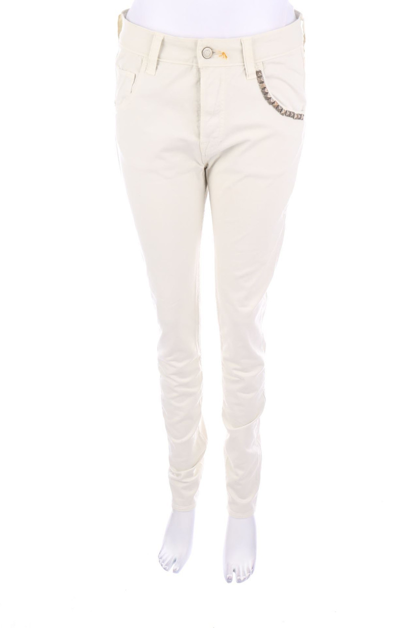 Carou Hollywood Trading Company Skinny-Jeans mit Nieten