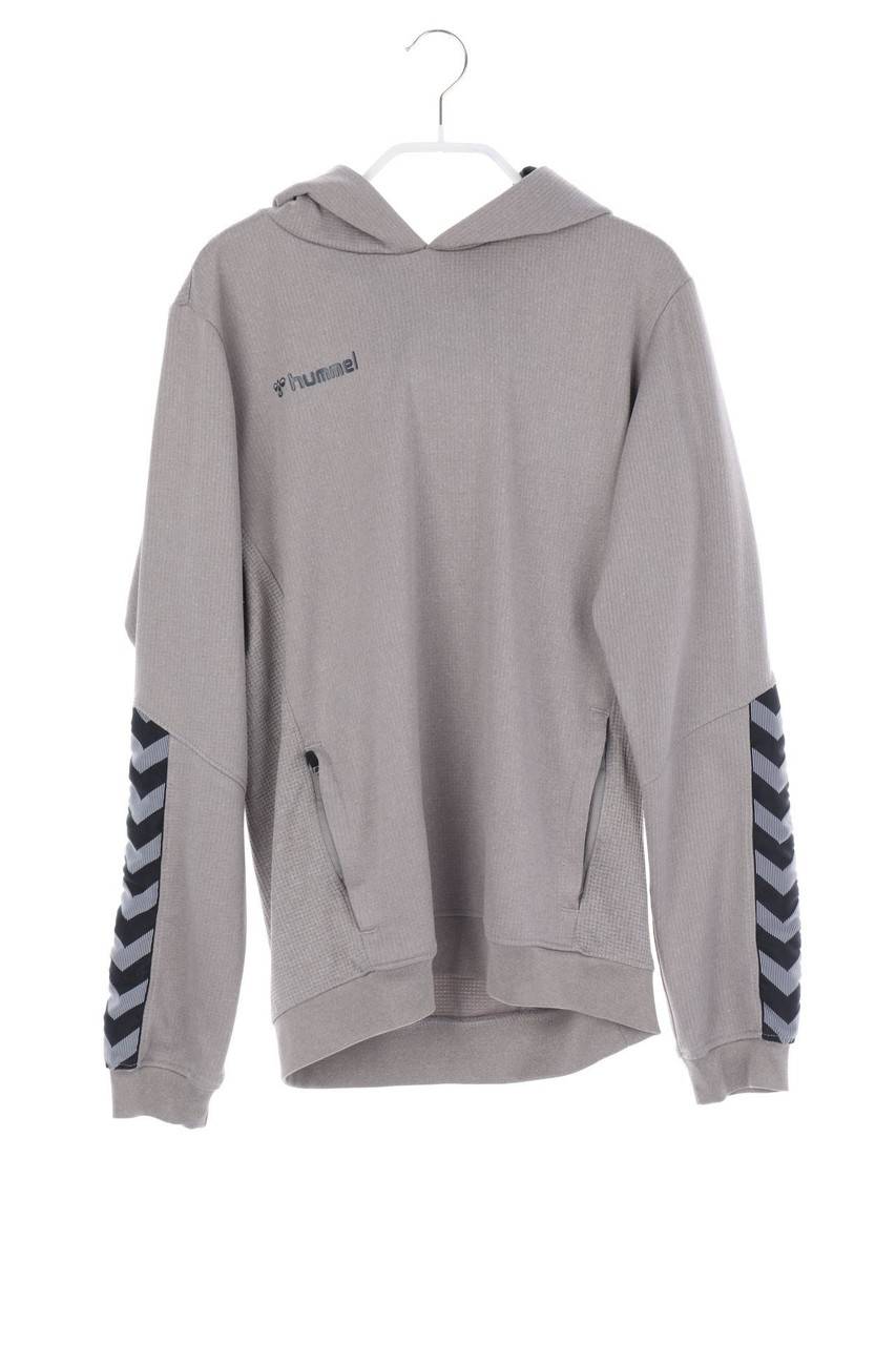 Carou hummel Kapuzenpullover/Sweatshirt mit Logo-Print