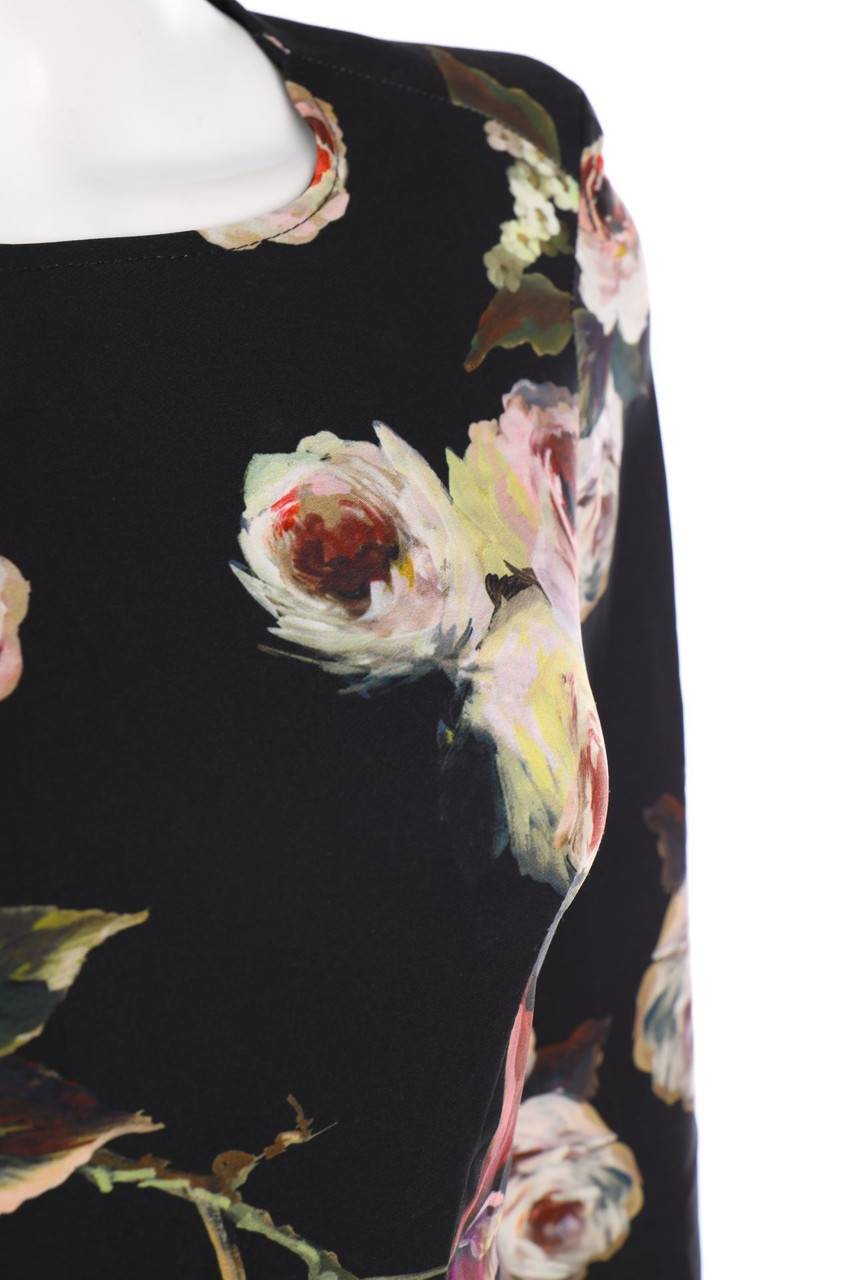 Carou IMPERIAL Vokuhila-Skater-Kleid Mit Blumen-Print