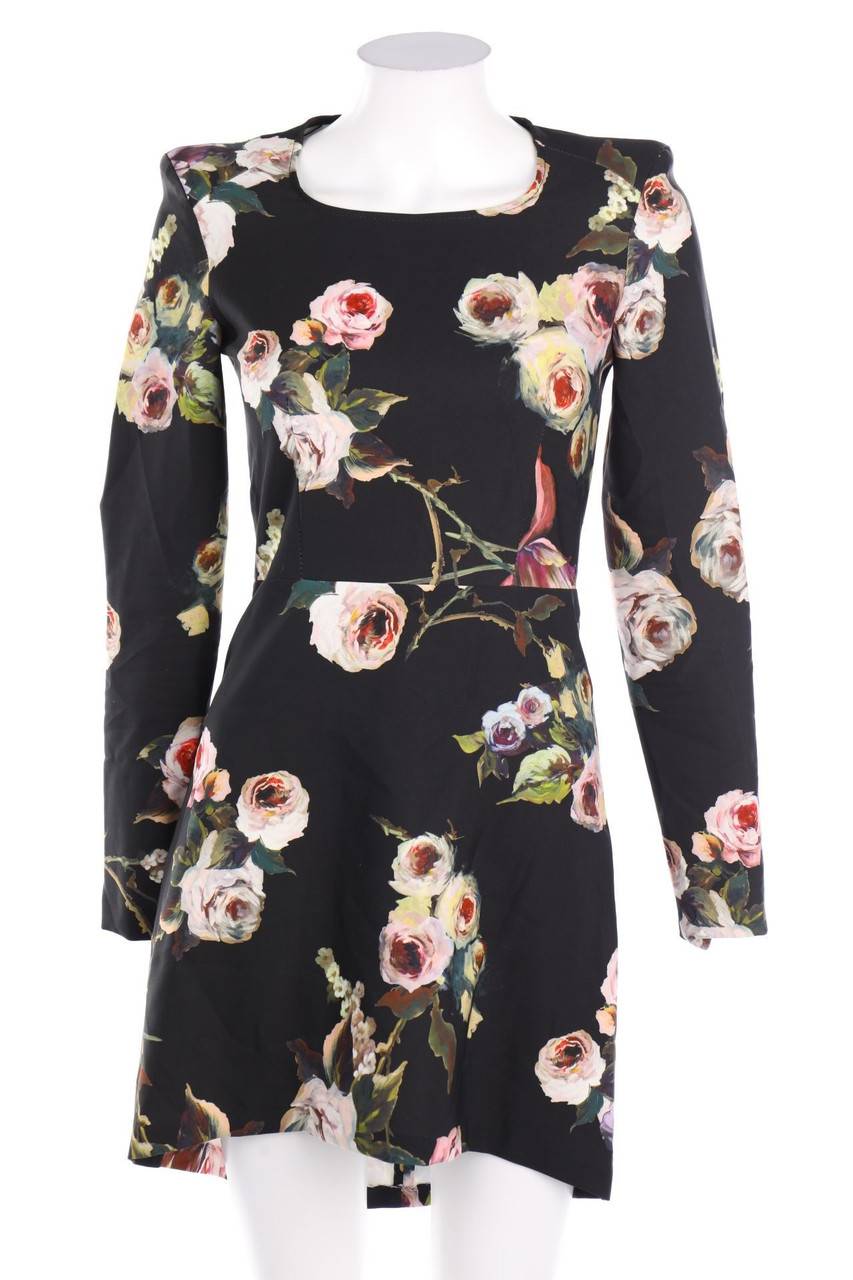 Carou IMPERIAL Vokuhila-Skater-Kleid mit Blumen-Print