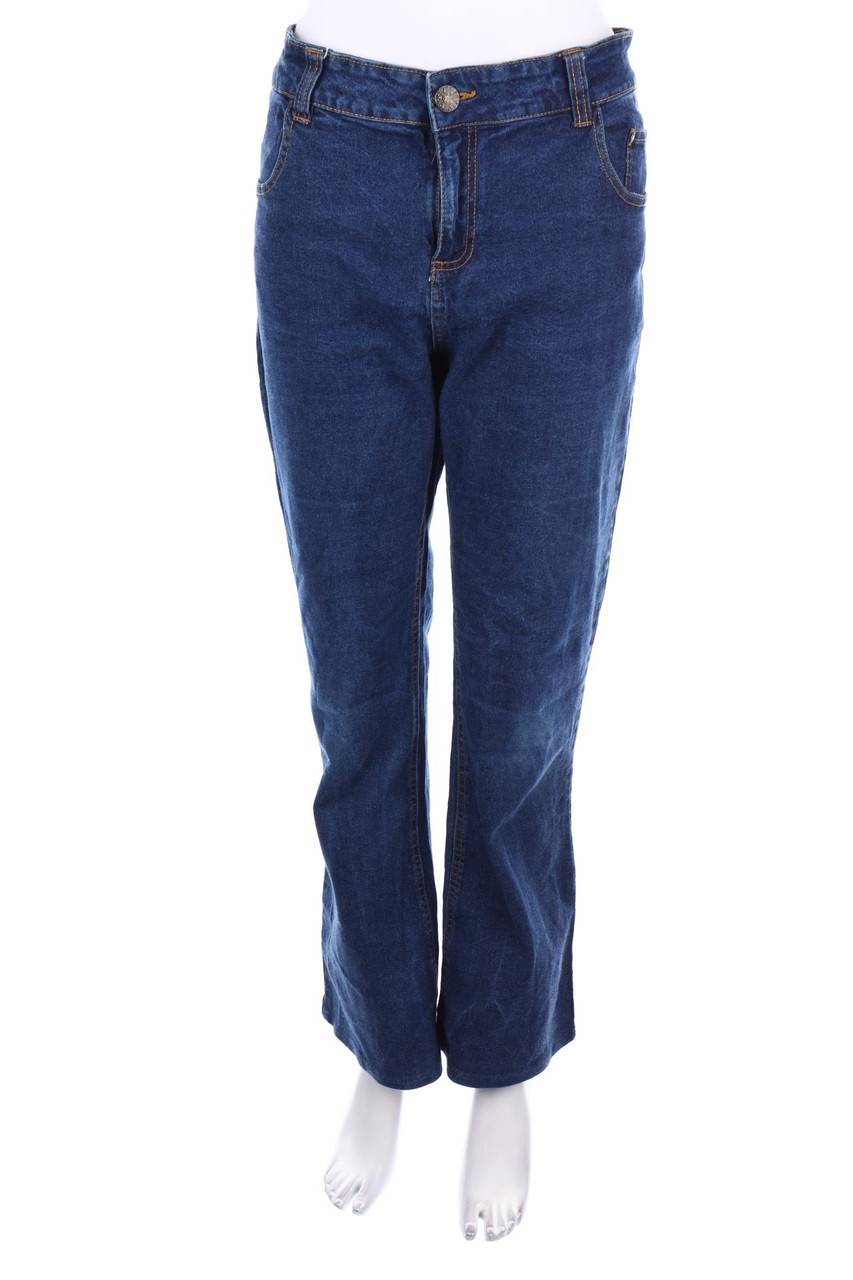 Carou INFINITY WOMAN Vintage-Dark Denim Bootcut-Jeans