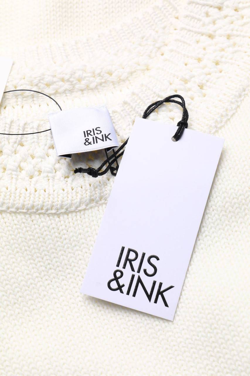 Carou IRIS & INK Strick-Strickkleid Aus Baumwolle Mit Schlitz