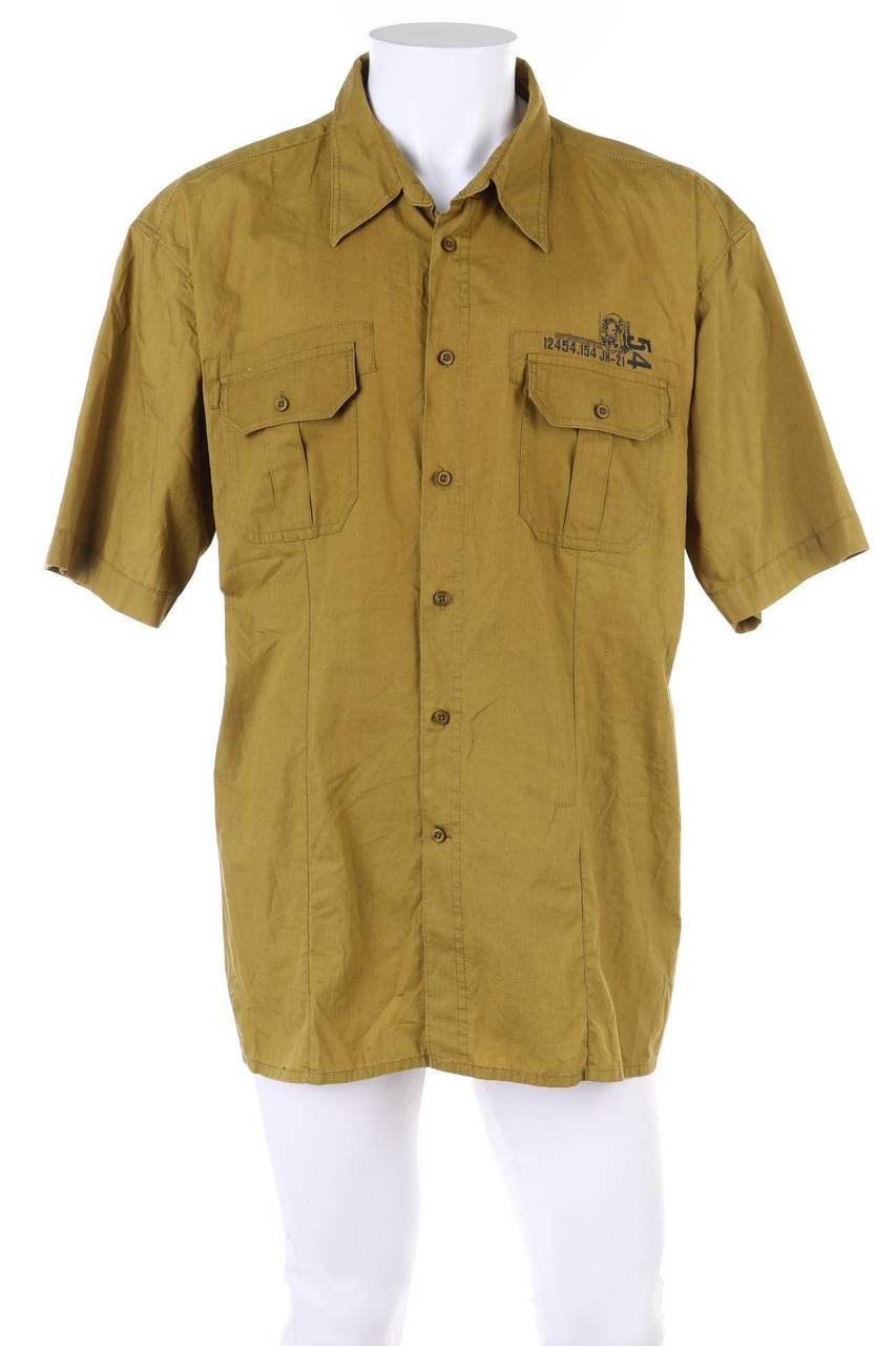 Carou JAC TISSOT SPORT & COUNTRY SHIRT Kurzarm-Hemd mit aufgesetzten Taschen