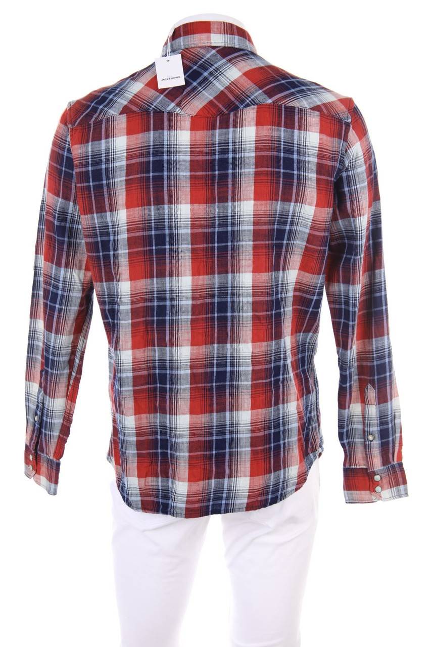 Carou JACK & JONES Kariertes Hemd Mit Aufgesetzten Taschen