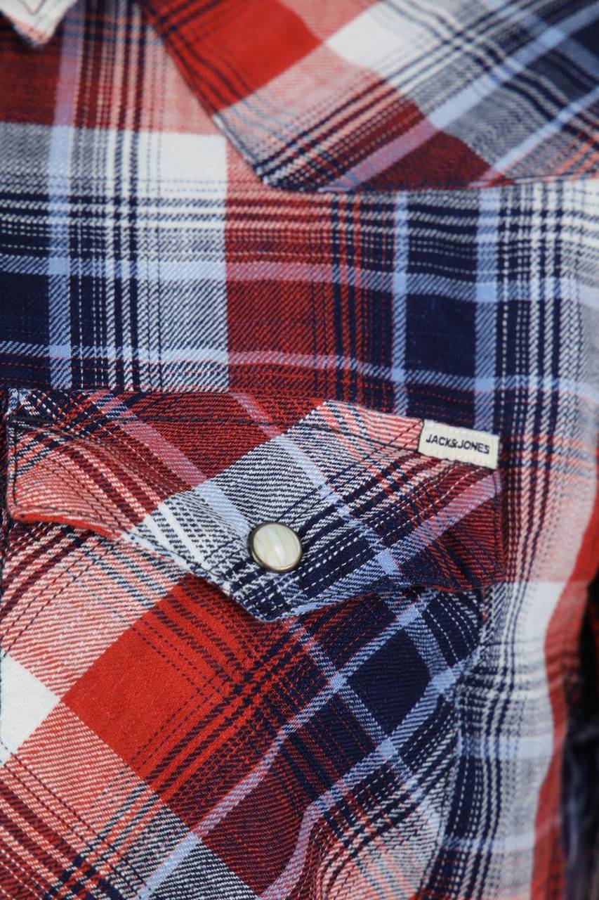 Carou JACK & JONES Kariertes Hemd Mit Aufgesetzten Taschen