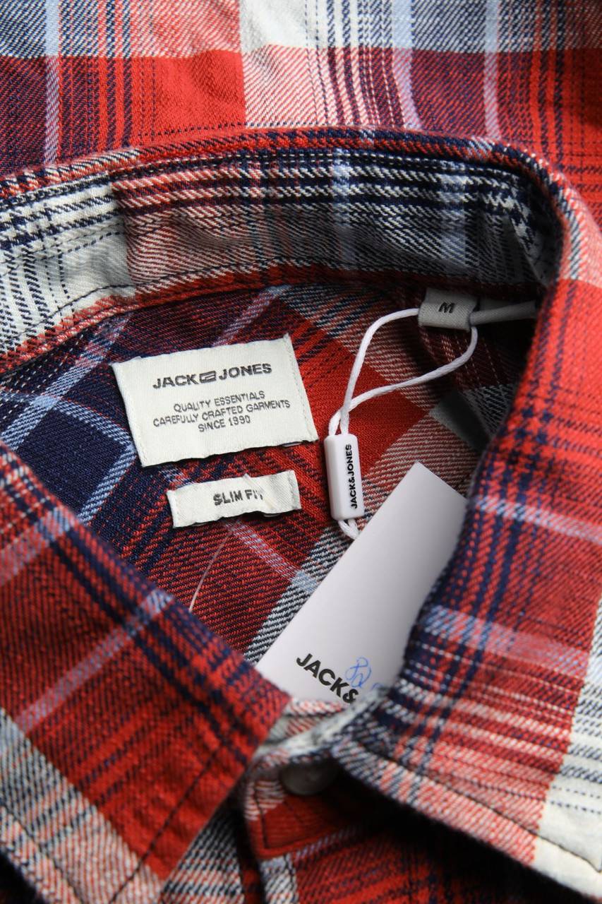 Carou JACK & JONES Kariertes Hemd Mit Aufgesetzten Taschen