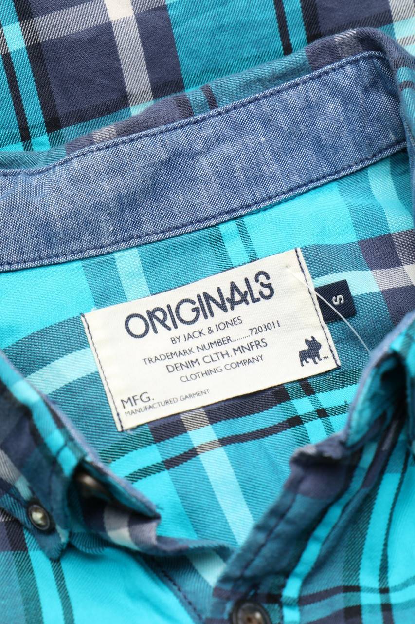 Carou JACK & JONES ORIGINALS Kariertes Button-down-Hemd Aus Baumwolle